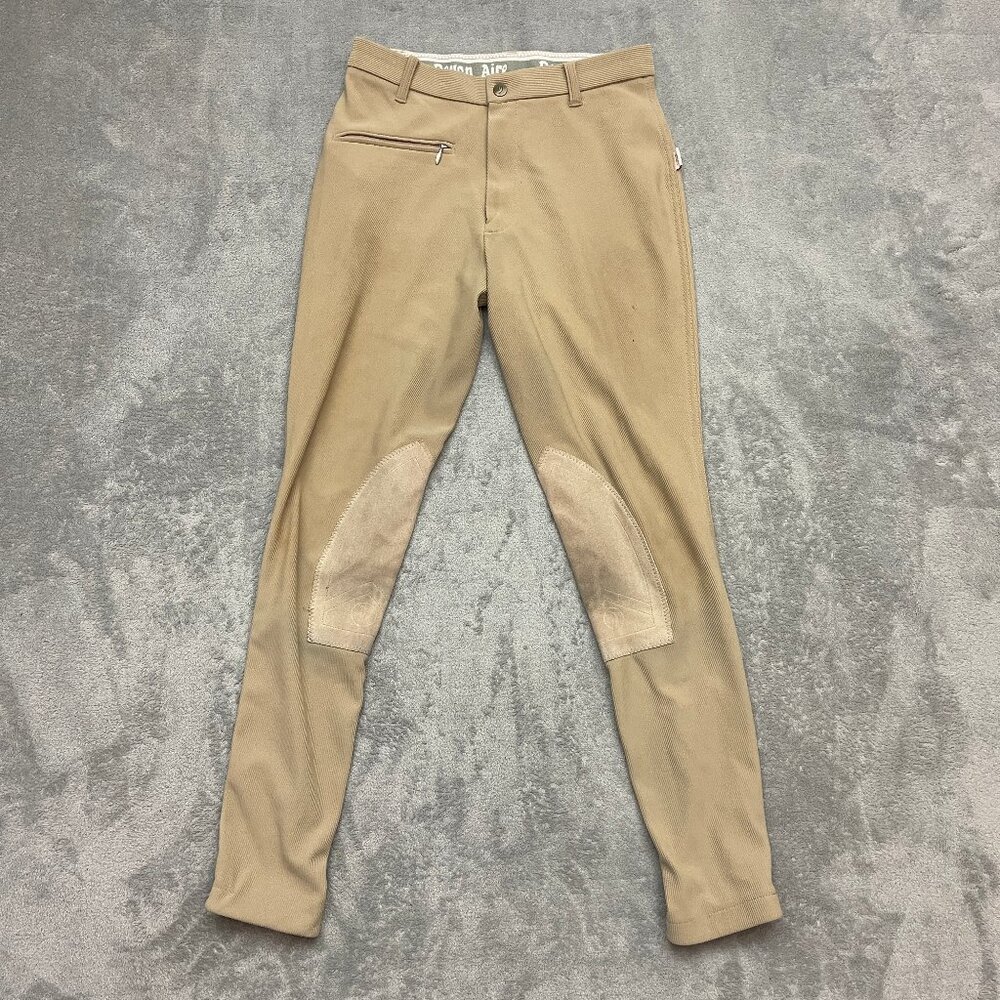 Devon-Aire Classic Knee-Patch Breech Riding Pants Beige Size 26R